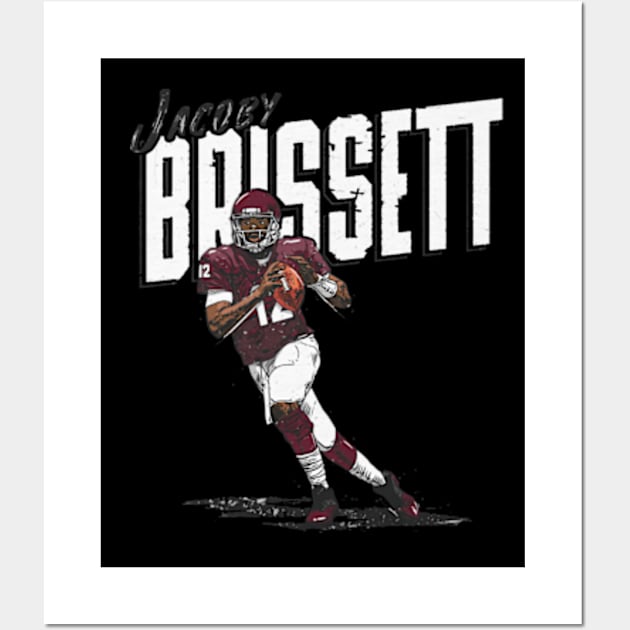 Jacoby Brissett Washington Slant Wall Art by danlintonpro